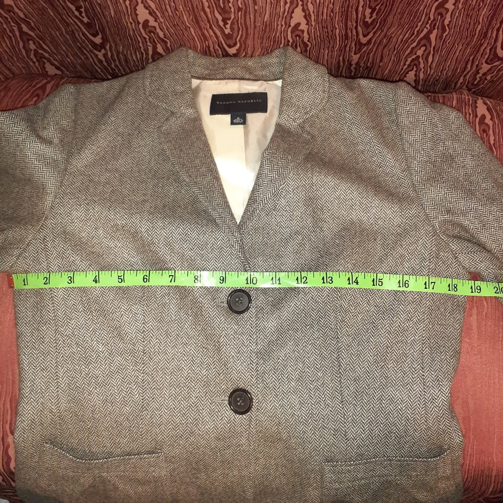 BANANA REPUBLIC 2 PIECE 67% WOOL SKIRT SET BUSINESS/DINNER/CHURCH WOMEN'S - Picture 9 of 16